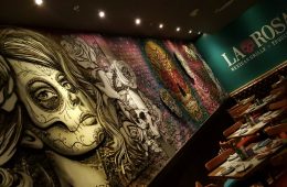 Mural at La Rosa Mexican Grille
